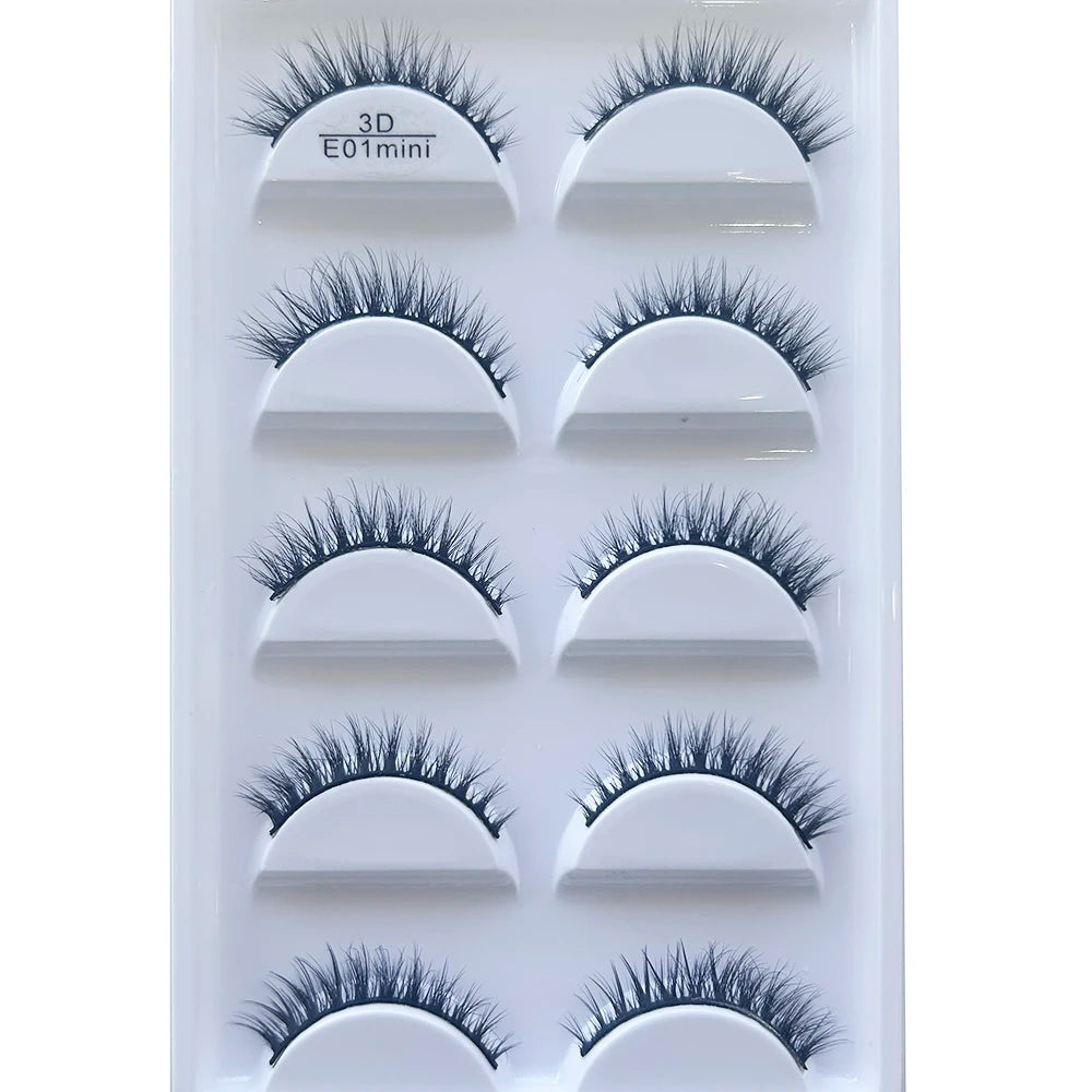 33 Style 10/50/100 Boxes 5 Pairs Natural 3D Mink False Eyelashes Makeup Fake Eye Lashes Faux Cils Make Up Beauty Tools Wholesale Purest Peak